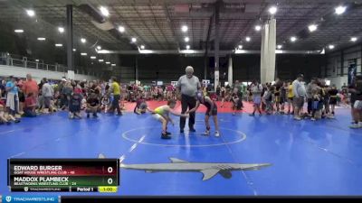 75 lbs Quarterfinal - Edward Burger, GOAT House Wrestling Club vs Maddox Plambeck, BeastWorks Wrestling Club