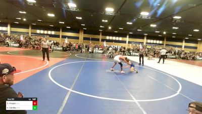 116 lbs Round Of 16 - Deacon Aragon, La Junta vs Hayden Eardley, Wyoming Unattached