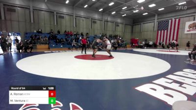 285 lbs Round Of 64 - Alan Roman, Kerman vs Michael Ventura, St. Joseph/Santa Maria