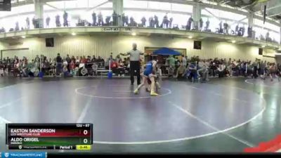 67 lbs Cons. Round 4 - Easton Sanderson, Leo Wrestling Club vs Aldo Origel, Indiana