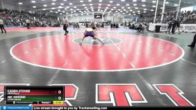 132 lbs Cons. Round 1 - Caden Stover, Menchville vs Nic Dimond, Stone Bridge