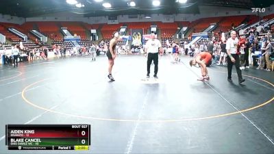 135 lbs Semifinal - Aiden King, DiSabato vs Blake Cancel, Ohio Dawgz WC