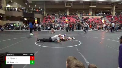 61 lbs Cons. Round 2 - Levi Sloan, Lawrence Elite vs Malachi Rowe, Ark City Takedown Wrestling Cl