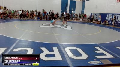 36 lbs Round 2 - Maisie Elliott, Mat Demon Wrestling Club vs Timmery Condit, Pomona Elite (PWCC)