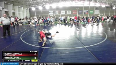 70 lbs Cons. Round 3 - Hudson Jaramillo, Uintah Wrestling vs Graham Childs, Champions Wrestling Club