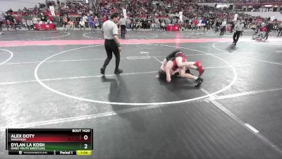 145 lbs Cons. Round 2 - Alex Doty, Marathon vs Dylan La Kosh, Omro Youth Wrestling