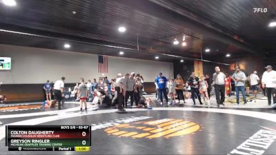 63-67 lbs Round 1 - Colton Daugherty, Maurer Coughlin Wrestling Club vs Greyson Ringler, Michigan Grappler Training Center