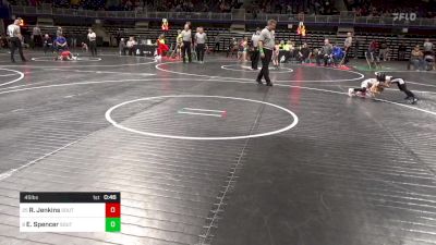 45 lbs Round Of 32 - Rhett Jenkins, Southern Huntingdon vs Esaias Spencer, Southern Lehigh