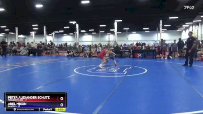 71 lbs Round 1 (8 Team) - Peter Alexander Schutz, Minnesota Red vs Abel Mixon, Kansas