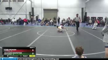 72 lbs Round 1 (8 Team) - Grayson Hostetter, MMA Uprising vs Fynn McHugh, Mavericks
