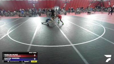 160 lbs Champ. Round 1 - Marlon Muniz, Askren Wrestling Academy vs Easton Warden, Wisconsin