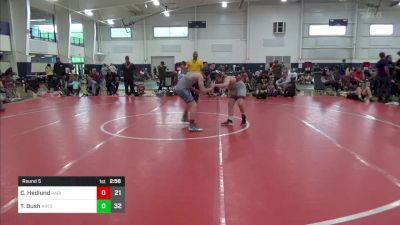 125 lbs Round 5 - Cael Hedlund, Ragin Raisins vs Todd Bush, Ares Wrestling Club