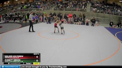 49 lbs Champ. Round 1 - Walker Holtgrew, Oregon City Kids Club vs Everett Gibson, Legacy Elite Wrestling Club