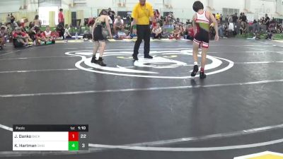 85 lbs Pools - James Danko, Backyard Brawlers vs Kolton Hartman, Ohio Gold 24K