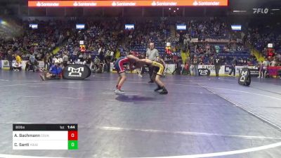 80 lbs Quarterfinal - Adam Bachmann, Council Rock vs Coleson Santi, Yough