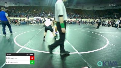 110 lbs Consi Of 8 #2 - Cashe Bryant, Norman Grappling Club vs Ethan Evans, Warrior Wrestling Club