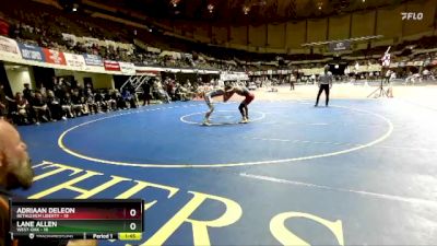 150 lbs Placement (16 Team) - Lane Allen, West-Oak vs Adriaan DeLeon, Bethlehem Liberty