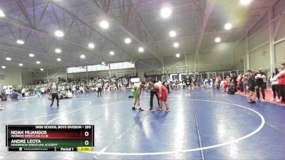 285 lbs Semifinal - Andre Leota, Sanderson Wrestling Academy vs Noah Mijangos, Warrior Wrestling Club