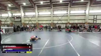 62 lbs Semifinal - Kyler Blaisdell, ID vs Cree Garza, WA