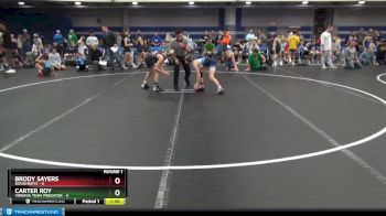 80 lbs Round 1 (8 Team) - Brody Sayers, Doughboys vs Carter Roy, Virginia Team Predator