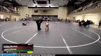 55 lbs Round 3 (6 Team) - Alaina Williams, Farmington vs Jaxon Hotzler, Apple Valley