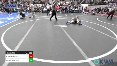 80 lbs Round Of 16 - Blake Goucher, Prodigy Elite Wrestling vs Marcus Guzman, El Reno Wrestling Club