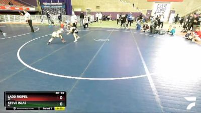 85 lbs Round 1 - Ladd Riopel, SD vs Steve Islas, AZ