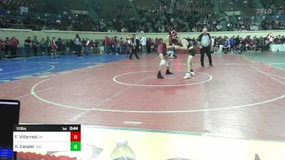 113 lbs Consi Of 8 #2 - Felipe Villarreal, Unattached Assassins vs Kyan Cooper, Jay Wrestling Club