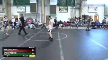 96 lbs Round 4 (8 Team) - Stone Redmon, POWA vs Logan Hartzell, Warhawks Red