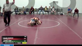 100 lbs Round 2 (8 Team) - Caleb Morrow, Legacy Red vs Jaxsen Jean, Death Squad Wrest (IN)