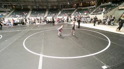 40 lbs Rr Rnd 3 - Aeryn Jackson, Locust Grove Youth Wrestling vs Reagan Garland, Berryhill Wrestling Club