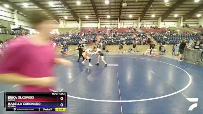 110 lbs Semifinal - Erika Olkowski, Hawaii vs Isabella Coronado, Nevada