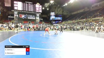 144 lbs Rnd Of 64 - Ashley Dehney, Massachusetts vs Kaylin Montano, California