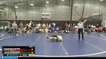 80 lbs Round 3 (6 Team) - Caleb Poe-Hatten, Montana Maroon vs Chase Henrickson, South Dakota Thunder