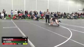 120 lbs Placement Matches (8 Team) - Gage Clothier, Montana Maroon vs Zac Bosken, Team Tennessee Blue