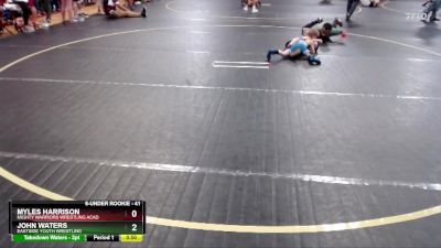 41 lbs Round 4 - John Waters, Eastside Youth Wrestling vs Myles Harrison, Mighty Warriors Wrestling Acad