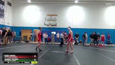 175 lbs Cons. Round 3 - Cody Hayes, Archbishop Spalding vs Robert Sicora, The Heights School