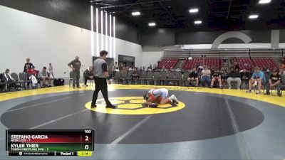 100 lbs Round 2 (8 Team) - Kyler Thier, Thorn Wrestling (MN) vs Stefano Garcia, Rebellion