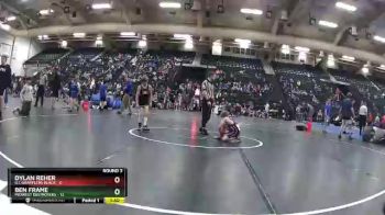 70 lbs Round 3 (6 Team) - Ben Frame, Midwest Destroyers vs Dylan Reher, G.I. Grapplers Black