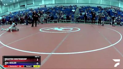 152 lbs Cons. Round 4 - Braxten Westendorf, IA vs Ben Hegler, OH