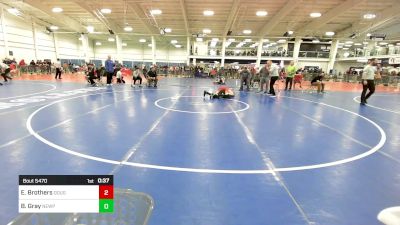 130 lbs Quarterfinal - Evan Brothers, Doughboys WC vs Brandon Gray, Newport