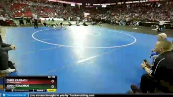 D2-120 lbs 5th Place Match - Chris Karbash, Delavan-Darien vs Jonah Edwards, East Troy