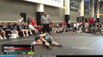 155 lbs Semis (4 Team) - Nikki Olson, Potentially Dangerous vs Tayla Stiefel, Grand View WC