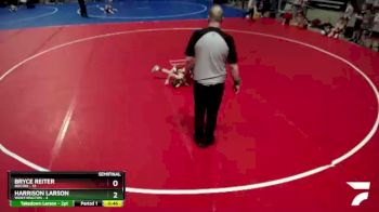 60 lbs Semis (4 Team) - Bryce Reiter, Rocori vs Harrison Larson, Worthington