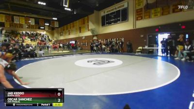 190 lbs Cons. Round 3 - Oscar Sanchez, San Pasqual vs Jad Keddo, Bonita Vista