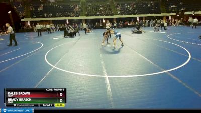 102 lbs Cons. Round 5 - Kaleb Brown, Iowa vs Brady Brasch, Iowa