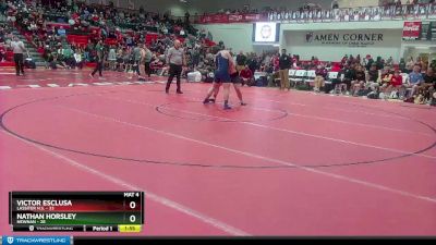 215 lbs Semis & 1st Wb (8 Team) - Nathan Horsley, Newnan vs Victor Esclusa, Lassiter H.S.