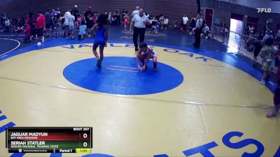 90 lbs Champ. Round 1 - Jaguar Madyun, Bay Area Dragons vs Seriah Statler, Nexgen Regional Training Cente