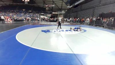 67 lbs Champ. Round 2 - Liam Clark, CNWC Concede Nothing Wrestling Club vs Evan Montat, Twin City Wrestling Club