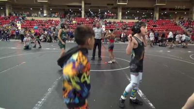 73 lbs Round 4 - Hudson Vest, Iron Grapplers Wrestling Club vs Mateo Castillo, Red Storm